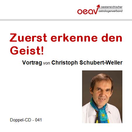 CD-041_Schubert-Weller_Zuerst erkenne den Geist